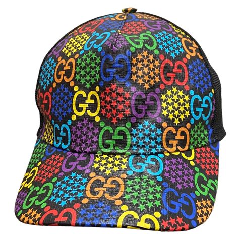 gucci psychedelic cap|Gucci psychedelic shoes.